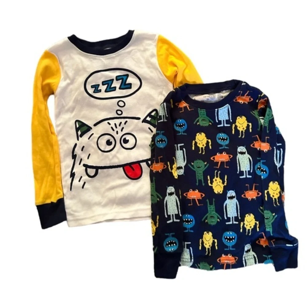 Carters 4T boy pajama tops 2pcs